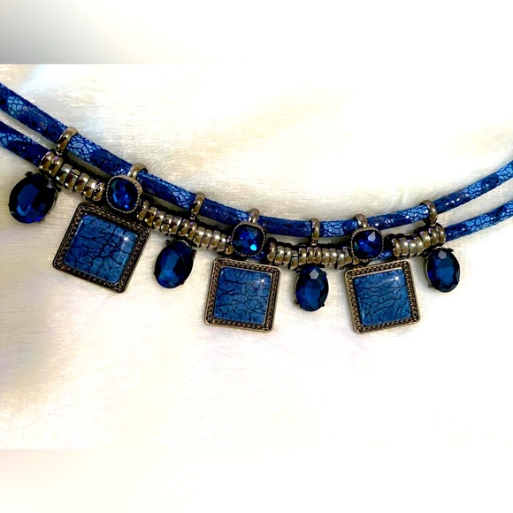 Denim Necklace - Picture 2 of 3